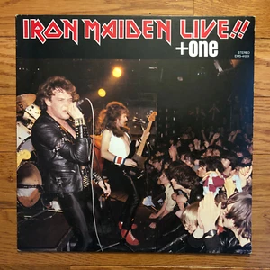 Iron Maiden - Live + One LP EMI EMS-41001 1980 Japan Pressing With Inner VG+ - Picture 1 of 6