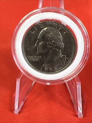 1998 P Washington Quarter coin DDO, DDR & Die Chip Error - Image 1 of 2