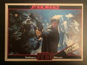STAR WARS Return of the Jedi  - 150 Puzzle - Waddingtons Games UK 1983 (B) - Foto 1 di 9