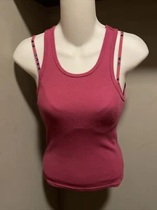 SweeTees Ribbed Tank & Bra Set Size Small 34B      Purple - Picture 1 of 7