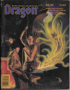 Dragon Magazine #123 Forgotten Realms Heralds Galactus Star Frontiers Top Secret - Picture 1 of 2