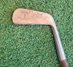 Antiker George Nicoll handgeschmiedeter Levenfife Schottland 34" Holzschaft RH Putter - Bild 1 von 7