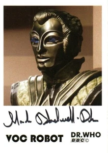 Doctor Who Autograph: MARK BLACKWELL-BAKER Genuine Signed Retro Style Cast Card - Picture 1 of 1