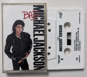 MICHAEL JACKSON Bad RARE ISRAELI CASSETTE - Picture 1 of 2