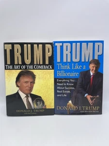 Trump Art Of The Comeback 1997 1st Edition Plus Think Like A Billionaire Bundle - Picture 1 of 5