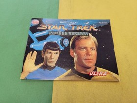 Nintendo NES Video Game Instruction Manual Star Trek 25th Anniversary