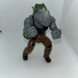 TMNT Action Figur ROCKSTEADY Vintage 1988 fehlendes Zubehör Hartplastikkopf - Bild 1 von 3