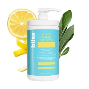 Body Butter - Lemon and Sage Body Butter - Maximum Moisture Cream - 32 Fl Oz ... - Picture 1 of 9