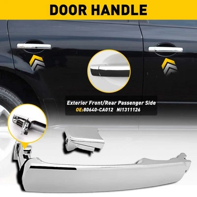 Manija de puerta exterior exterior derecha pasajero delantero para Nissan Rogue 2008-2013 Foto 1 de 4