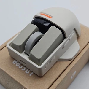 LOFREE Touch PBT Wireless Mouse with USB Receiver, Bluetooth, Retro gray - Picture 1 of 12