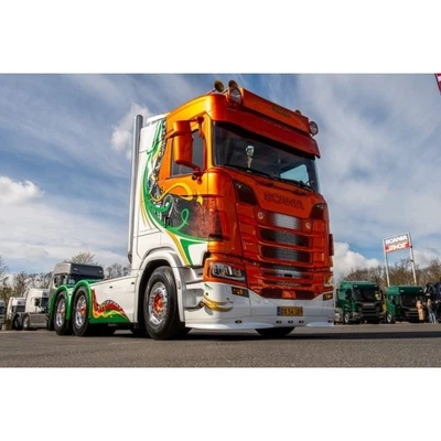 TEKNO 87443 SCANIA NEXT GEN 660 TRACTOR SOLO 6X4 " LEIF NIELSEN " (DK) MINT BOX - Immagine 1 di 4