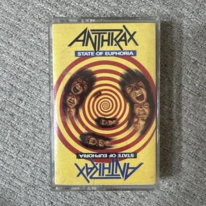 Anthrax Cassette State Of Euphoria 1988 Release (Island )Excellent Condition - Picture 1 of 5