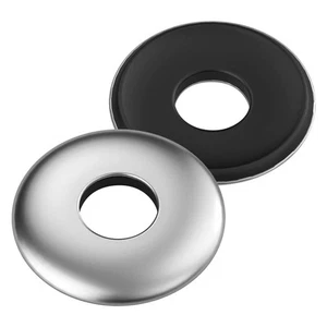 (200 Stück) 3/8 Zoll x 1 Zoll Dichtscheiben 304 Edelstahl Neopren EPDM verklebt - Bild 1 von 1