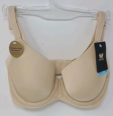 Wacoal Full Figure Ultimate Side Smoother Contour Bra 30 C Beige Size 30C NWT - Image 1 of 4