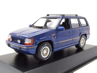 Jeep Grand Cherokee 1995 Blu Scuro Metallizzato Modellino 1:43 Maxichamps - Immagine 1 di 4