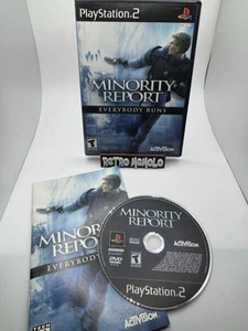 Minority Report: Everybody Runs (Playstation 2, PS2) CIB Tested - Picture 1 of 1