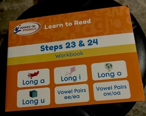 Hooked on Phonics Lesen lernen Schritte 23 + 24 Homeschooling Workbook - Bild 1 von 3