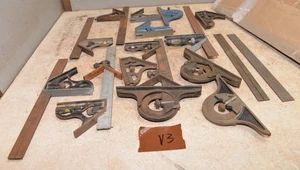Machinist combination square vintage lay out inspection collectible tool lot V3 - Picture 1 of 12