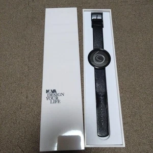 NAVA Design Ora Unica Black 4.2cm Watch Modern Stylish Timepiece USED - Picture 1 of 11
