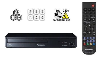 Panasonic DMP-BD Region Free Blu-ray player Multi Region Code Free ( ABC ) (0-8) - Image 1 of 4