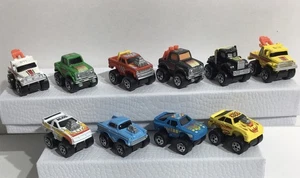 VTG 1987 Road Champs Monster Wheels Lot Of 10 Trucks - Picture 1 of 10