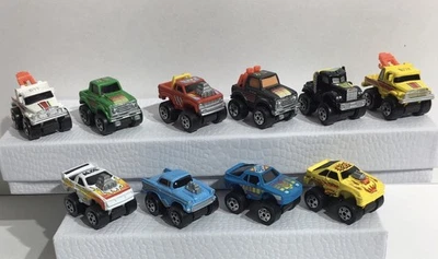 Lote de 10 camiones Road Champs Monster Wheels 1987 de colección Foto 1 de 4