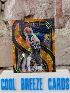 2024-25 Panini Select Giannis Antetokounmpo Orange Cracked Ice Premier /275 - Picture 1 of 3
