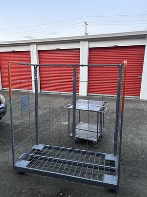 Carro jaula de seguridad rodante de alta resistencia Foto 1 de 3