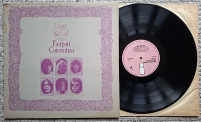 Fairport Convention "Liege & Lief" 1969 Original VG Richard Thompson Sandy Denny - Image 1 of 4