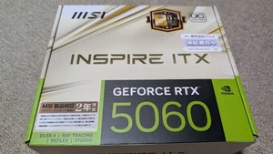 MSI GeForce RTX 5060 8G INSPIRE ITX OC Graphics Card GDDR7 128bit 8GB 28Gbps - Picture 1 of 10