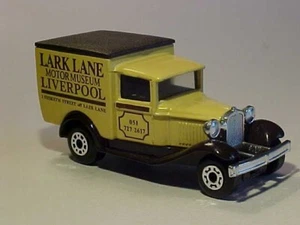 1928 Scatola dei fiammiferi Ford Van Lark LaneMuseum Liverpool gamma 1/64 pressofusa nuova di zecca sciolta - Foto 1 di 5