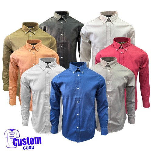 OFF WHITE Camicia formale uomo manica lunga taglia grande cotone elasticizzato vestibilità AFFARI LAVORO UFFICIO