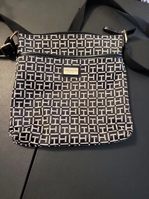 Tommy Hilfiger Logo Bandolera Bolso de Mano Cartera Negro Foto 1 de 4