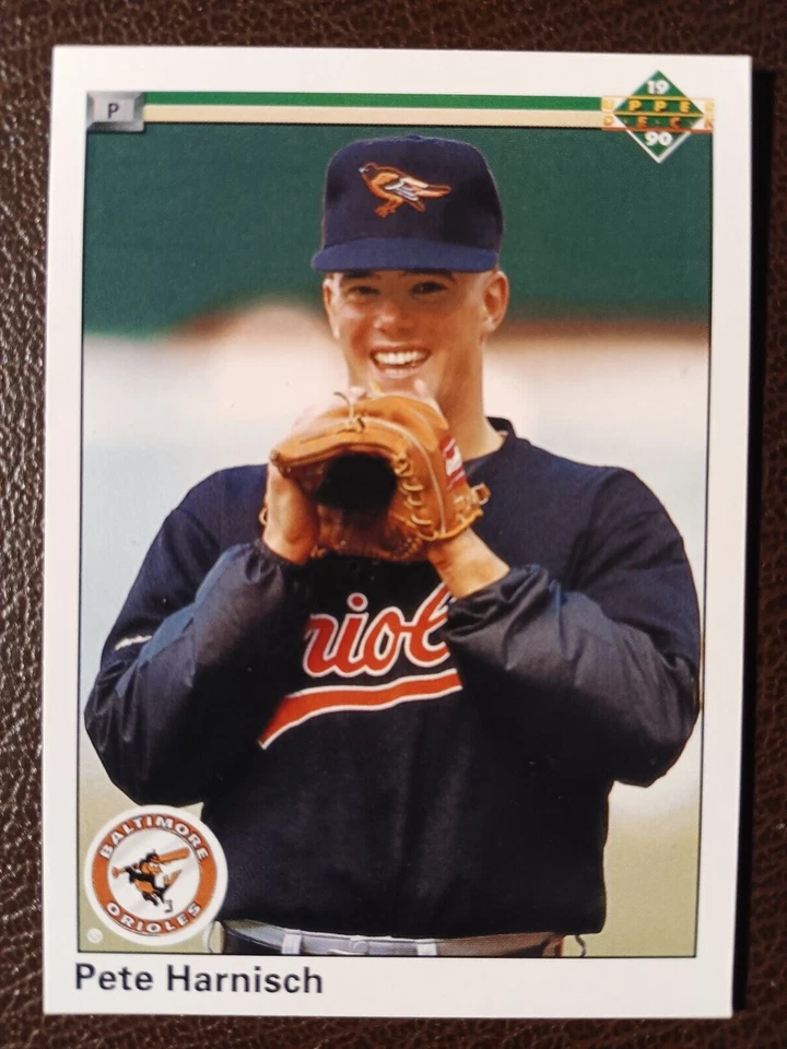 PETE HARNISCH BALTIMORE ORIOLES 1990 UPPER DECK BASEBALL CARD #623 - Image 1 of 1