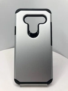 For LG V40 ThinQ(V405QA7/V405UA/V405TAB) SILVER HYBRID CASE COVER - Picture 1 of 3
