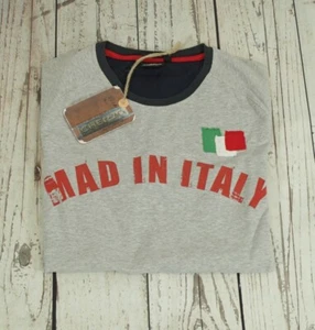 CHERVO' t-shirt a mezza manica elasticizzata MAD IN ITALY - GRIGIO - Imagen 1 de 4