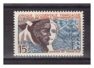 A.O.F .  N°  66 .  15 F JOURNEE DU TIMBRE  .  NEUF  **  .  SUPERBE . - Picture 1 of 2