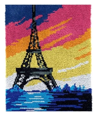 Paris Sunset Rug Latch Hooking Kit (58x87cm) - Image 1 of 4