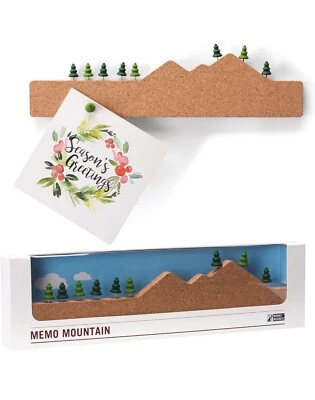 Memo Mountain Corkboard With Pushpins Unique Office Supply New - Image 1 of 3