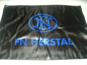 FN Handgun Flag Polyester Black FN belgium Flag Deco Mancave 2d carry gun black - Picture 1 of 4