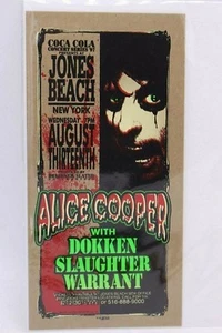 ALICE COOPER JONES BEACH NEW YORK 1997 HANDBILL FLYER MARK ARMINSKI - Picture 1 of 3