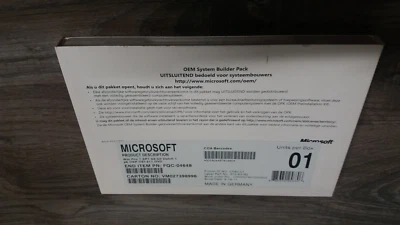 Microsoft win pro 7 SP1 64-bit dutch PK DSP OEI 611 DVD OEM system builder pack - Bild 1 von 4