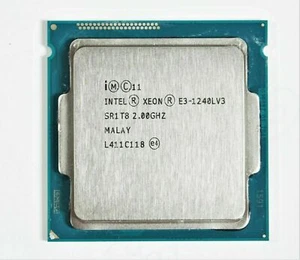 Intel Xeon E3-1240L V3 2GHz 4-Core 8threads 8MB 25W LGA 1150 CPU Processor - Picture 1 of 3
