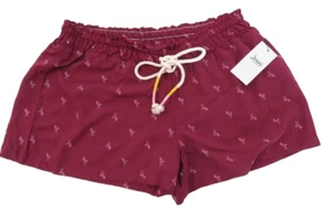 Jenni Sleep Shorts Size 2X Red Flamingo Light Weight Printed Pajamas - Picture 1 of 9