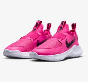Nike Boy's Flex Runner 3 Sneaker  Big Kid Size 2Y FN1294-602 Laser Fuchsia/Black - Picture 1 of 6