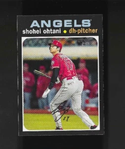 2020 Shohei Ohtani Topps Heritage Action Variation SP #433 ROY MVP Engel - Bild 1 von 2