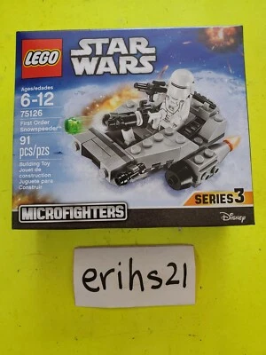 Lego Star Wars First Order Snowspeeder (75126) RETIRED Factory Sealed 91 pcs NEW - Image 1 of 2