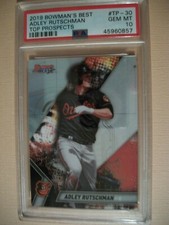 ADLEY RUTSCHMAN 2019 Bowman's Best Top Prospects #30 PSA GEM MINT 10 Orioles