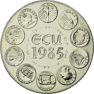 [#710885] Frankreich, Medaille, Ecu Europa, Marianne, 1985, STGL, Copper-nickel - Bild 1 von 2