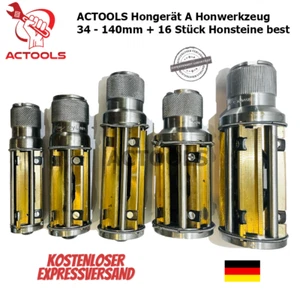 Nuovo dispositivo di levigatura A strumento di levigatura 34 -140 mm + pietre di levigatura 16 pezzi SPEDIZIONE ESPRESSA - Foto 1 di 32